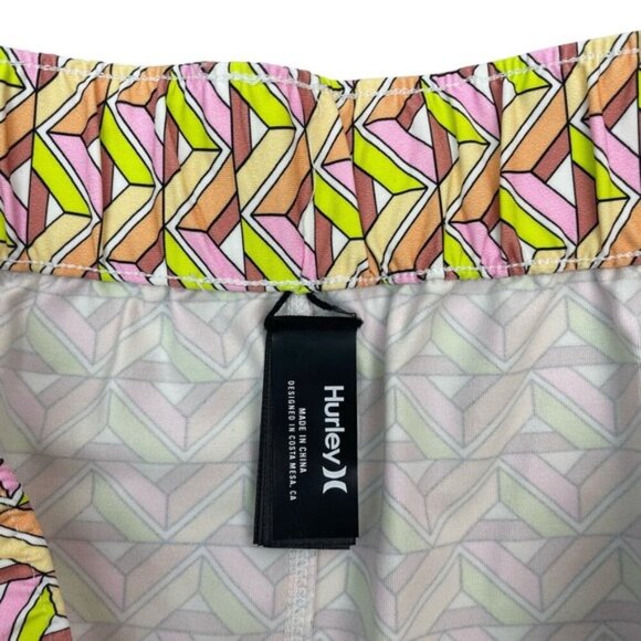 NWT HURLEY Women's City Block 2.5 Swim Short Sz Large - Picture 4 of 6